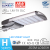 IP66/IK08 silver or black 165W LED street light suit for vertical/horizontal installation