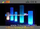 luxury Waterproof LED Christmas Decorations LED Pillar flower pot planter