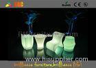 Plastic waterproof Party Decor led cube stool With Rechargeable Battery