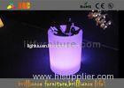 Party Wine IP56 Polyethylene Light Ice Bucket , Plastic Illuminated Led Furniture