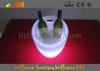 Small IP56 Light up LED Ice Bucket , beautiful night club Lighting wine cooler