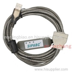 Free Shipping 2012 Enhanced Smart USB-CIF02 Programming Cable for Omron PLC CQM1-CIF02 USB Version Support WIN7