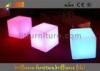 beautiful ottoman LED Bar Chair , UV resistant / Waterproof LED Cube Chair