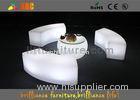 Outdoor / Indoor Glowing table and chair , Illuminated Bar Furniture