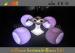 Polyethylene LED Bar Tables with glass , Colors change by remote control