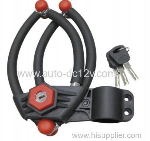 Four section bicycle lock