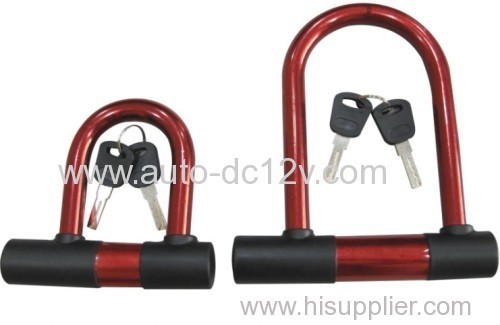 Red U type lock