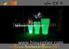 Indoor / Outside Infrared Remote Control Light Up Flower Pots For Bars / Club / Pub