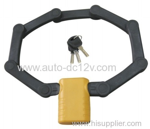 Seven section bicycle lock