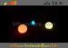 christmas IP56 Illuminated LED Light Ball with 16 Colors Change 30*30*30mm