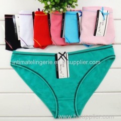 2015 New week day bikini pant cotton Damenunterhosen short brief sexy women underwear stretch lady panties hot lingerie