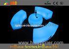 Modern commercial Lightweight led bar stools and chairs with LED lights