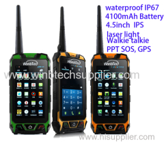 Original winbtech S-9 IP67 SOS ptt walkie talkie wcdma gsm ru-gged phone s-9