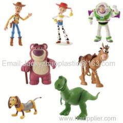 PVC figure character toy with multi color perfect gesture