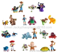 PVC figure character toy with multi color perfect gesture