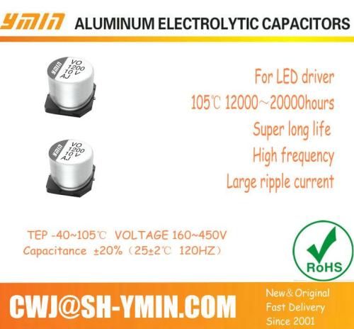SMD TYPE Aluminum Electrolytic Capacitors ON LED LIGHTS
