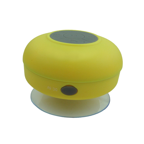 Water-resistant Wireless Bluetooth Speaker with Suction Cup at the bottom