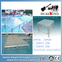 Outdoor Event Stage Deck Aluminum Removable Stage