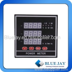 Three Phase LED Display Multifunction Power Meter Power Analyser