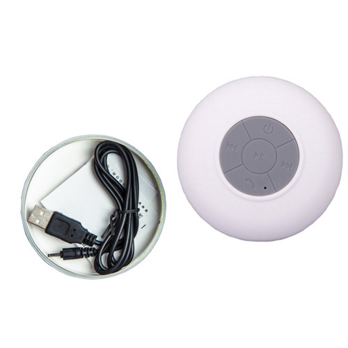 Novelty Waterproof IPX4 Level Wireless Bluetooth Shower Speakers White
