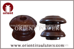 Porcelain shackle type insulators