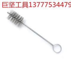 Tube cleaning brush cylinder hole cleaning brush wire brush interior brush bottle brush