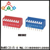 Red&Blue Piano Type PCB DIP Switch