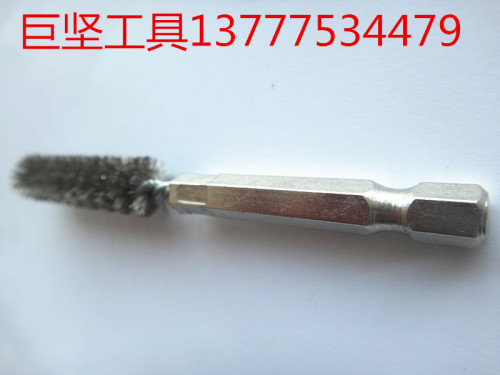 wire brush cylinder tube brush pipe deburring wire brush industrial wire tube brush interior brush