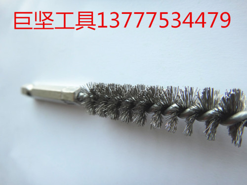 wire brush cylinder tube brush pipe deburring wire brush industrial wire tube brush interior brush