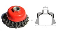 wire wheel brush wire brush twist knot wire bowl brush abrasive brush