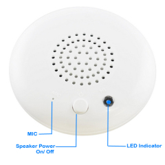 8 Inches Diameter Shower Head 3W IPX4 Waterproof Shower Bluetooth Speaker