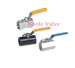 two piece ball valve