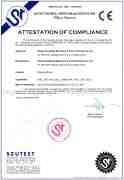 CE certificate of Stringing Blocks