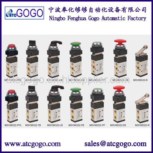 5/2 way air valve for silicone sealant filling machine