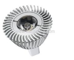 GX Die Casting Aluminium housing For 65Ra Epistar 3w mr16 led spot lighting IP40 450mA 130 - 150lm cool white