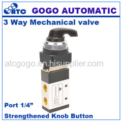 5 way 3 way Mechanical control gas valve 1/4 inch pneumatic have valve