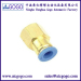 PC6-02 brass connector for sauce filling machine