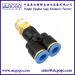 PL8-02 elbow connector for oil bottle filling machine