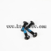 black nylok furniture screw of laptop screw