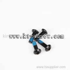 black nylok furniture screw of laptop screw