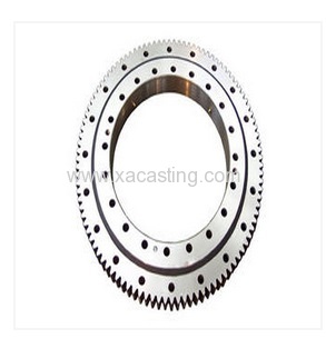 Alloy Steel Helical Ring Gear Rotary Bearing Casting Annealed Forging Parts