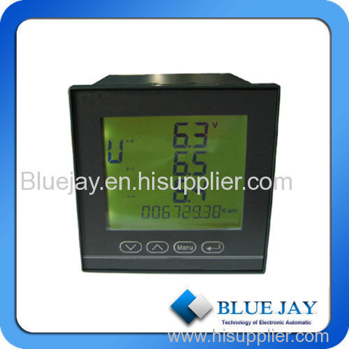 96*96mm three phase amp meter and volt meter