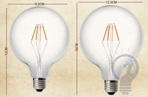LED Chips LED Bulb Light Lamps Glass Globe Lamp