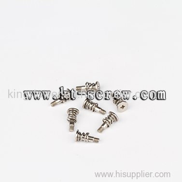 Steel Ni-plated Spring combination Screw, used for Notebook Cooler