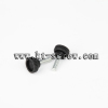 Thumb screw of hand tighten plastic head screw with rubber washer