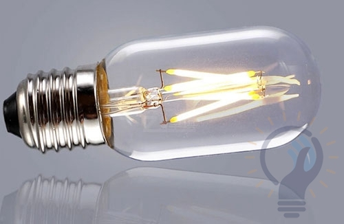 LED bulb E14 E27 4W warm white LED filament bulb