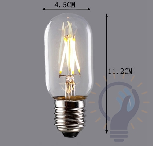 LED bulb E14 E27 4W warm white LED filament bulb