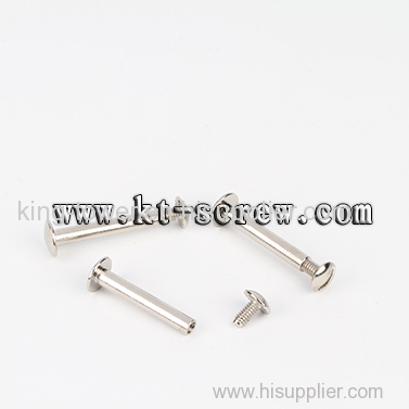 Female and male Chicago screw for account book