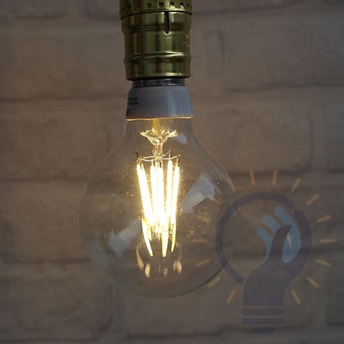 2W 4W 6W 8W LED Chips LED Bulb Light Lamps Glass Globe Lamp Edison Filament bulb Warm White