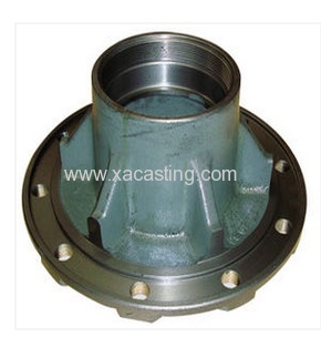 Ductile Cast Iron / Carbon Steel Wheel Hub For Trailer & Truck NC Machined Metal Parts